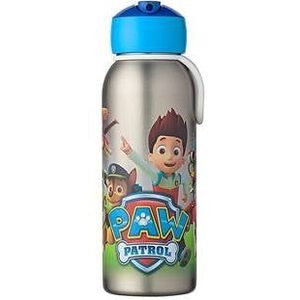 Mepal isoleerfles flip-up Campus – 350 ml – 12 uur koud / 9 uur warm – Drinkfles met rietje voor kinderen – Paw Patrol