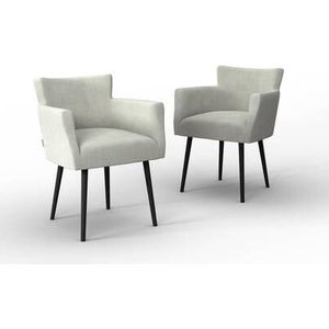 NADUVI Collection Set van 2 eetkamerstoelen Billie