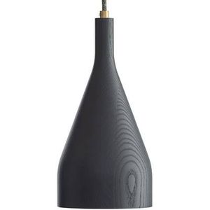 Hollands Licht Timber hanglamp medium Ø10 zwart essen