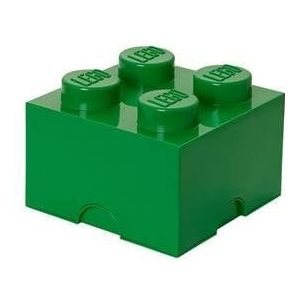 Lego - Opbergbox Brick 4 - Polypropyleen - Groen