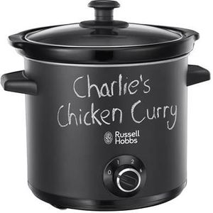 Russell Hobbs 24180-56 Chalkboard Slowcooker + 2 Krijtjes Zwart