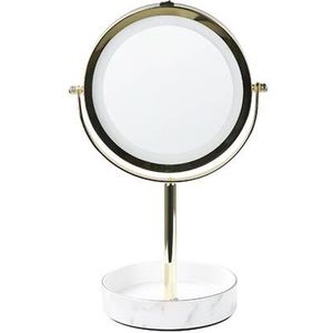 Beliani - SAVOIE - Make-up spiegel - Goud|Wit - IJzer