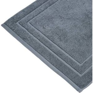 Atmosphera Badkamerkleed/badmat voor vloer - 50 x 70 cm - Donkergrijs
