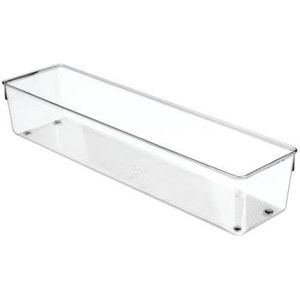 iDesign - Lade Organizer, 10.2 x 40.6 x 7.6 cm, Kunststof, Transparant