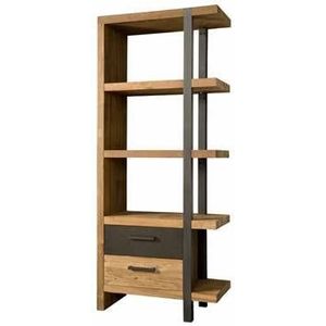 Anli-Style Tower living Lucca - Bookcase 2 drws. - RIGHT