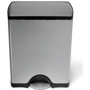 Simplehuman Rectangular Deluxe 50 Liter Vingerafdrukvrij