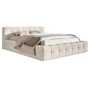 Selsey Design Tilly bedframe chenille met opbergvak 140 x 200 cm