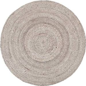 MUST Living Carpet Sterling round small,Ø150 cm, Beige, 80% wool 20% polyester