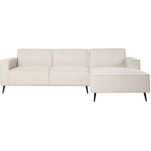 by fonQ  Bo Hoekbank met Chaise Longue Rechts - Linnen - Beige