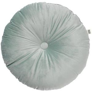 Dutch Decor Sierkussen rond Ø 40 cm velvet - OLLY - Jadeite lichtgroen