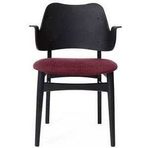 Warm Nordic Gesture stoel zitting gestoffeerd Vidar 693 zwart