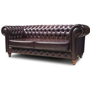 Chesterfield No Leather 3 zits bank My Chesterfield NAL Antiek Bruin