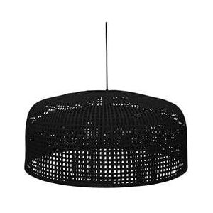 BePureHome Construct Hanglamp - Bamboe - Zwart - 30x65x65