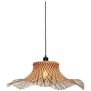 GOOD&MOJO Hanglamp Ibiza - Bamboe|Zwart - 65x65x20cm