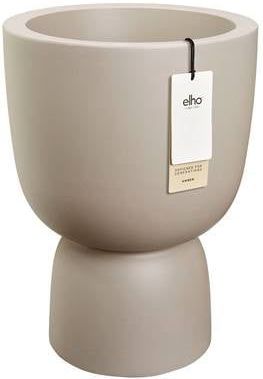 Elho - Amber Coupe Round 35 - Bloempot - Balanced beige - Ø 34.9 x H 49.0 cm