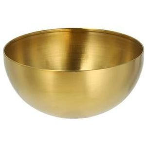Serveer Kom Bowl - RVS - Goud - Medium - Ø 15 x H7 cm