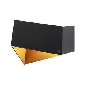 QAZQA Design wandlamp zwart met goud - Fold