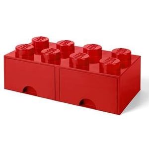 LEGO® Brick 8 Opbergbox Met Lade - Rood