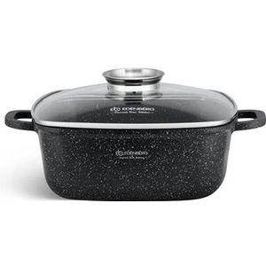 Edenberg Stonetec Line - Kookpan|Braadpan met Deksel - Ø 24 cm -