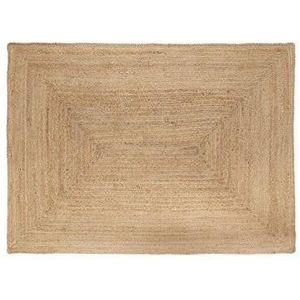 Jute Vloerkleed Rechthoek Naturel Beige - Jute - 190 x 290 - (L)