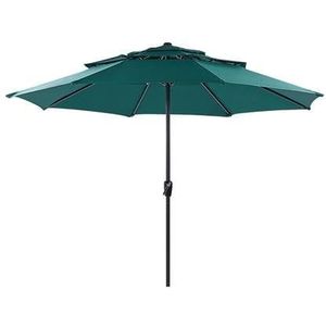 Beliani - BIBIONE - Parasol - Groen - 270 cm - Polyester