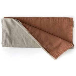 Dutch Rose Tafelloper 40x150 cm dubbelzijdig terracotta-beige