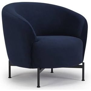 Kragelund Gran Fauteuil Donkerblauw X-Poot