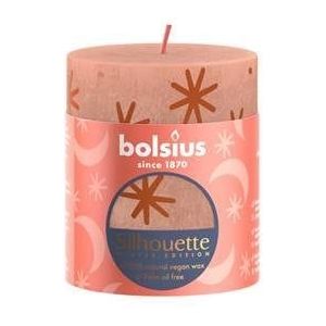 Bolsius - Rustiek stompkaars silhouette 80 x 68 mm Creamy caramel p...