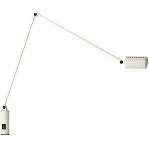 Lumina Daphine bureaulamp met tafelschroef matt white