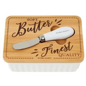 Riviera Maison Finest Quality Butter Dish 16x11x6