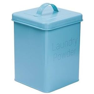 QUVIO Waspoeder box - Metaal - Blauw