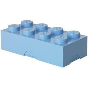 Lunchbox Classic Brick 8, Lichtblauw - LEGO
