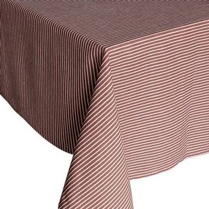 Laura Ashley Tafelkleed - Tafellaken - Kitchen Linen Collectables Oxblood - Rood streep - 140x240cm