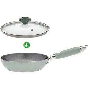 Primecook - Koekenpan met deksel - Ø 24 cm - PFAS-vrij - inductie - veilige en slijtvaste antiaanbaklaag