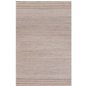 Hioshop Malda vloerkleed handgeweven 200x300cm naturel, offwhite.