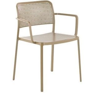 Kartell Audrey Eetkamerstoel met Armleuningen - Beige