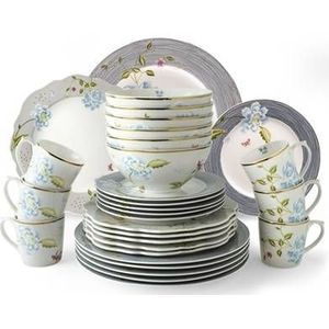 Laura Ashley Set 30 Delig Servies Assorti