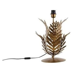 QAZQA Vintage tafellamp goud 33 cm zonder kap - Botanica