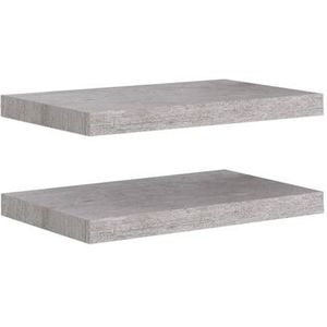 vidaXL-Wandschappen-zwevend-2-st-50x23x3,8-cm-MDF-betongrijs