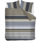 Beddinghouse - Jorren - Dekbedovertrek - Blauw Grijs - 100% Katoen