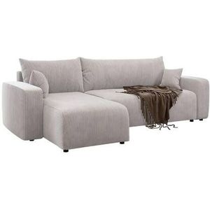 NADUVI Collection Hoekslaapbank Rosco links|rechts ribstof