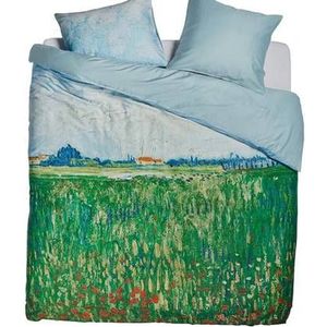 Beddinghouse x Van Gogh Museum Field with Poppies dekbedovertrek - Lits-Jumeaux - 240x200/220 - Groen