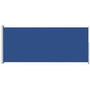 vidaXL Tuinscherm uittrekbaar 180x500 cm blauw
