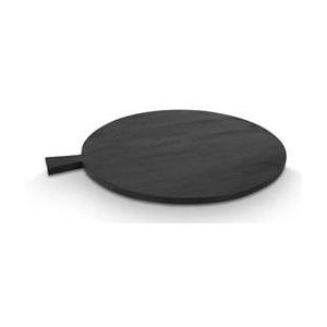 Serveerschaal VT Wonen With Handle Round Black 52 X 45 X 1