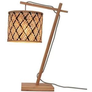 GOOD&MOJO Tafellamp Java - Bamboe|Zwart - 30x18x46cm