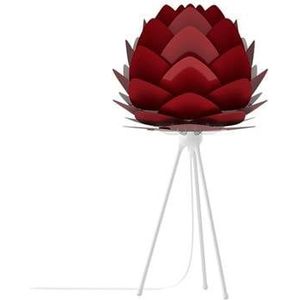 Umage Aluvia Mini tafellamp ruby red - met tripod wit - Ø 40 cm