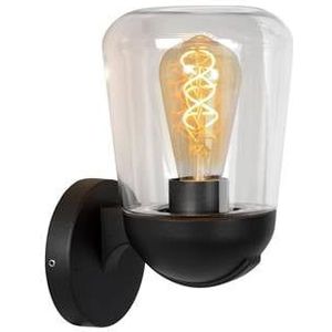 Lucide TULSA Wandlamp 1xE27 - Zwart