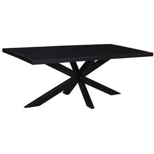 Duverger® Black Omerta - Eettafel - mango - zwart - rechthoek - 180cm