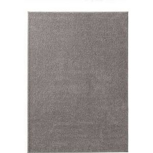Effen vloerkleed Qualis - donkergrijs 120x170 cm