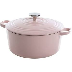 BK Bourgogne braadpan Ø 28 cm - roze - gietijzer - inductie